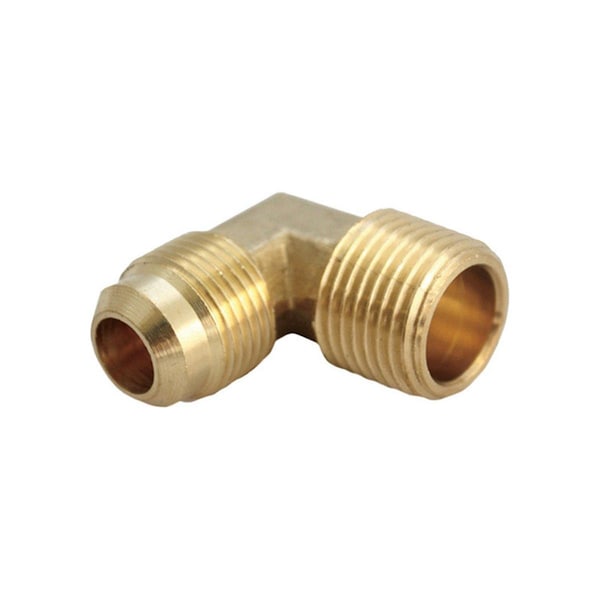 Swivel 0.62 x 0.75 in. Dia. Flare To MPT To Elbow 90 deg Yellow Brass Elbow SW612104 - main